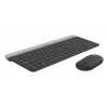 LOGITECH cienki Wireless klawiatura And mysz Combo Mk470 - Graphite - Azerty French