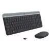 LOGITECH cienki Wireless klawiatura And mysz Combo Mk470 - Graphite - Azerty French