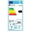 AG Neovo IFP-7502 Interaktywny płaski panel 189.2 cm (74.5 cala) LCD Wi-Fi 350 cd/m² 4K Ultra HD Czarny Ekran dotykowy Wbudowany procesor Android 8.0