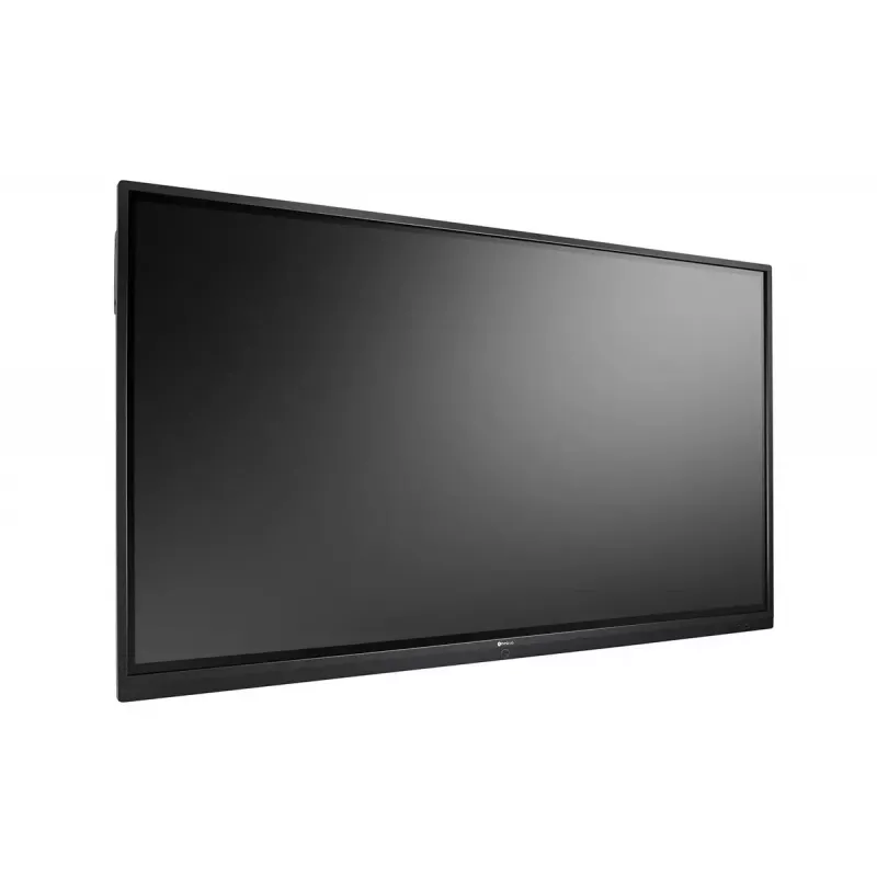 AG Neovo IFP-7502 Interaktywny płaski panel 189.2 cm (74.5 cala) LCD Wi-Fi 350 cd/m² 4K Ultra HD Czarny Ekran dotykowy Wbudowany procesor Android 8.0