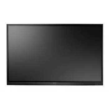 AG Neovo IFP-7502 Interaktywny płaski panel 189.2 cm (74.5 cala) LCD Wi-Fi 350 cd/m² 4K Ultra HD Czarny Ekran dotykowy Wbudowany procesor Android 8.0
