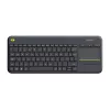 LOGITECH Bezprzewodowa klawiatura dotykowa K400 Plus - Czarna - Hiszpański Qwerty