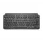LOGITECH Minimalistyczna bezprzewodowa podświetlana klawiatura - Mx Keys Mini - Grafit - Qwerty Hiszpański