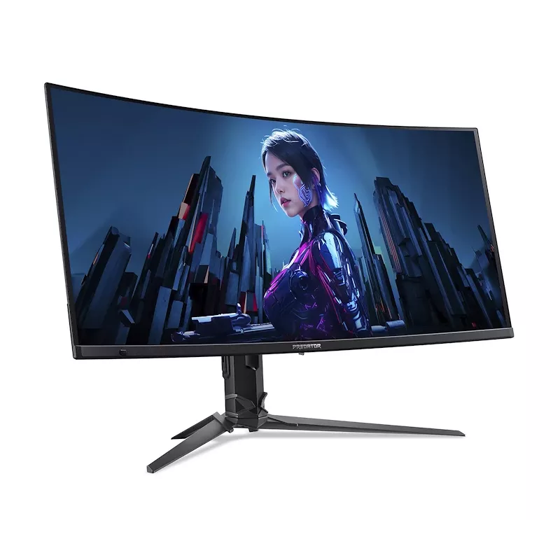 Acer Predator X34 X5bmiiphuzx 34-calowy zakrzywiony monitor UWQHD QD-OLED, 3440x1440, 240 Hz