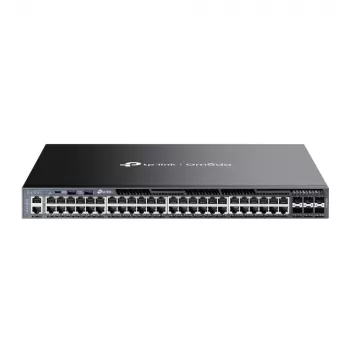 TP-Link Omada 48-portowy Gigabitowy przełącznik warstwy L3 z możliwością stackowania i 6 slotami 10G