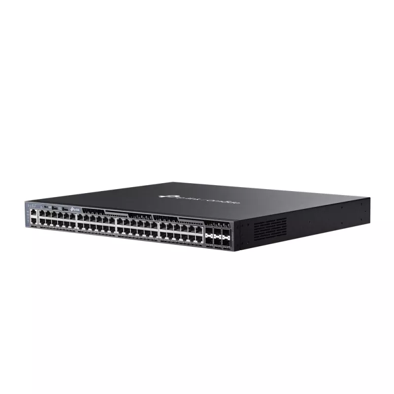 TP-Link Omada 48-portowy Gigabitowy przełącznik warstwy L3 z możliwością stackowania i 6 slotami 10G