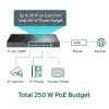 TP-Link 24-portowy niezarządzalny przełącznik PoE+ 10/100 Mb/s + 2 porty Gigabit