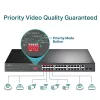 TP-Link 24-portowy niezarządzalny przełącznik PoE+ 10/100 Mb/s + 2 porty Gigabit
