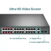 TP-Link 24-portowy niezarządzalny przełącznik PoE+ 10/100 Mb/s + 2 porty Gigabit