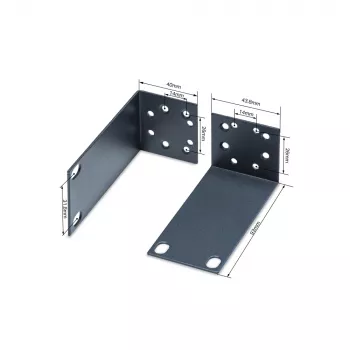 Zestaw montażowy TP-Link Omada Rack Mount Kit 13-calowy Metal Czarny