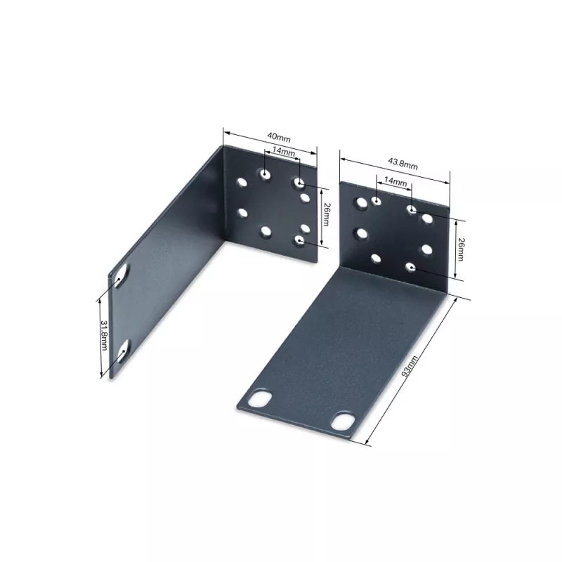Zestaw montażowy TP-Link Omada Rack Mount Kit 13-calowy Metal Czarny