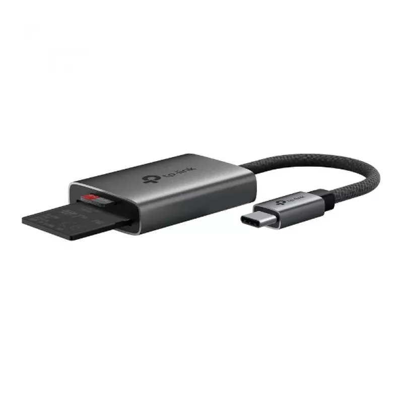 Czytnik kart TP-Link UA440C USB 3.2 Gen 1 (3.1 Gen 1) Type-C Szary