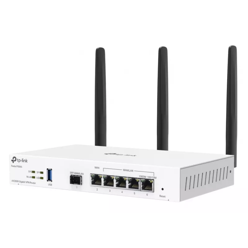 TP-Link FESTA FR365 router bezprzewodowy Gigabit Ethernet Dwupasmowy (2,4 GHz + 5 GHz lub 2,4 GHz + 6 GHz) Biały