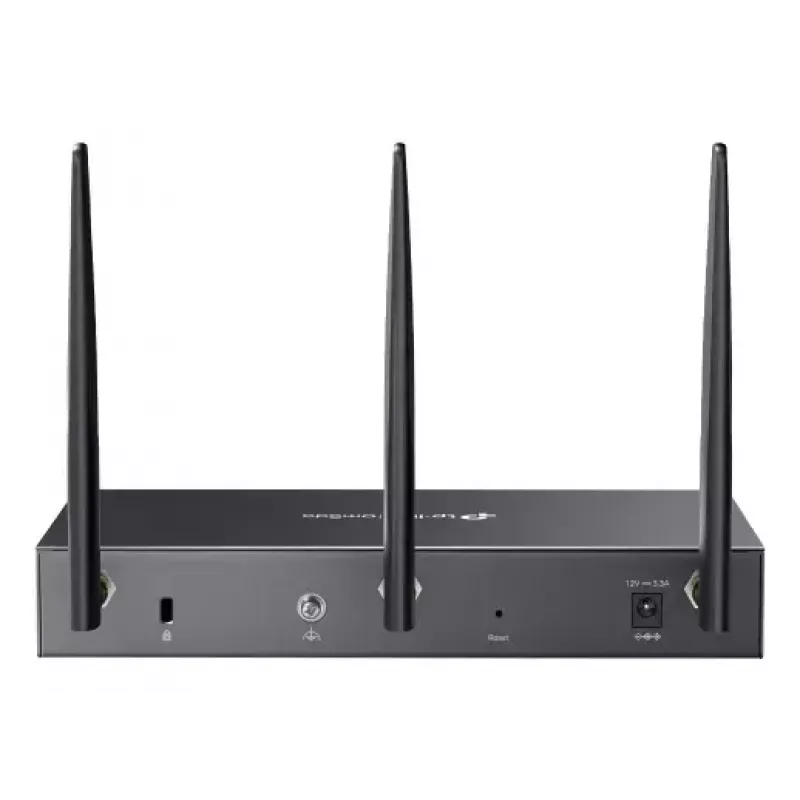 TP-Link Omada AX3000 router bezprzewodowy Gigabit Ethernet Dwupasmowy (2,4 GHz / 5 GHz) Czarny