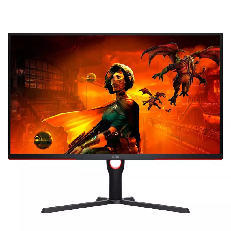 Monitor komputerowy AOC G3 U32G3X/BK 80 cm (31,5 cala) 3840 x 2160 pikseli 4K Ultra HD LED Czarny, Czerwony