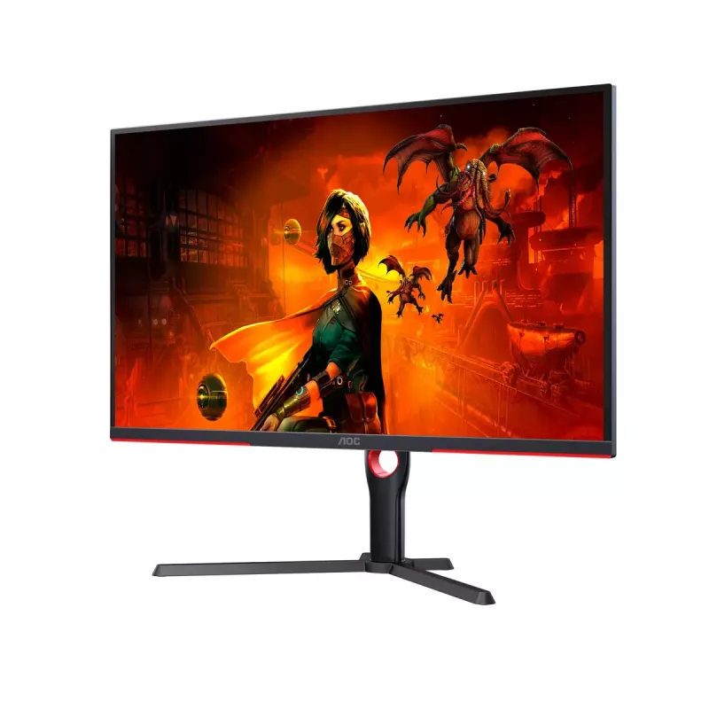 Monitor komputerowy AOC G3 U32G3X/BK 80 cm (31,5 cala) 3840 x 2160 pikseli 4K Ultra HD LED Czarny, Czerwony