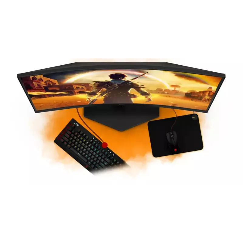 Monitor komputerowy AOC G4 C24G42E 59,9 cm (23,6 cala) 1920 x 1080 pikseli Full HD LED Czarny, Czerwony