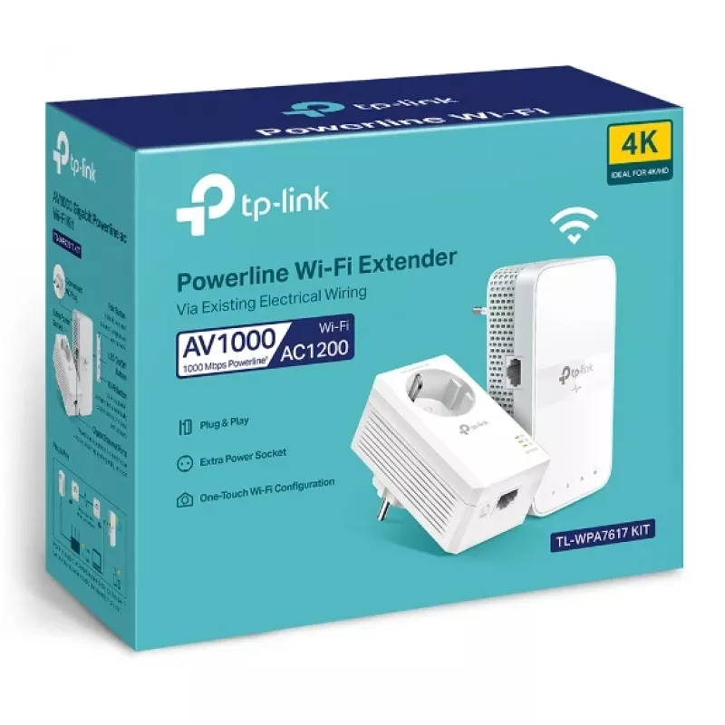TP-Link TL-WPA7619 KIT 1000 Mbit/s Ethernet LAN Wi-Fi Biały 2 szt.