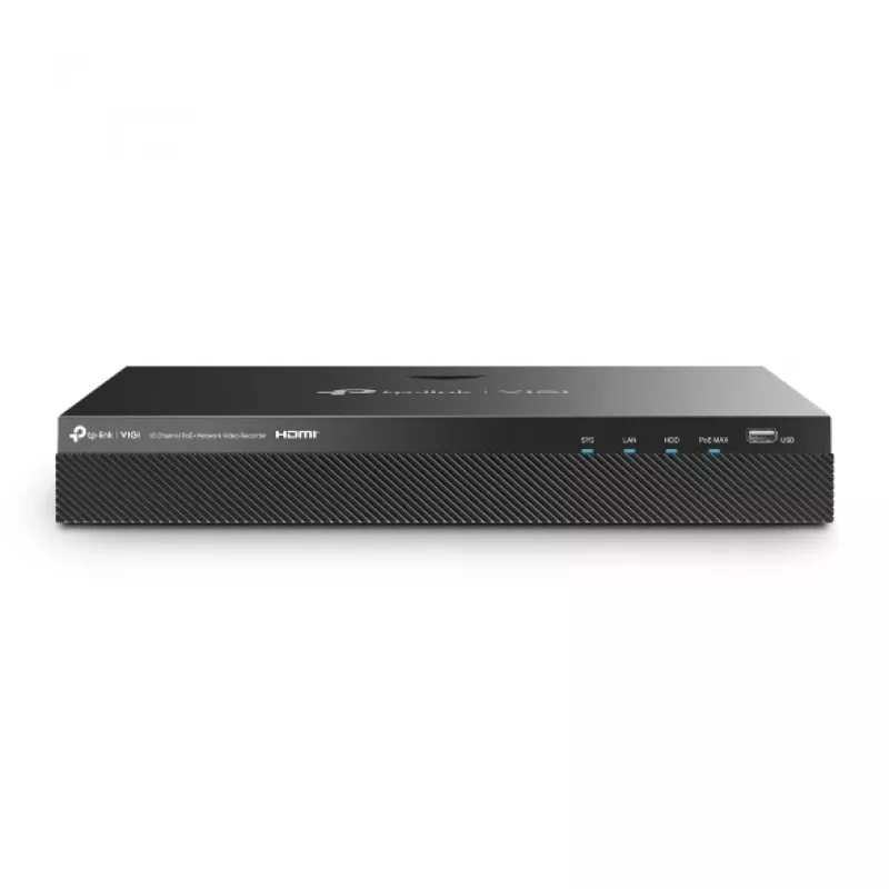 Sieciowy rejestrator wideo TP-Link VIGI 16-kanałowy PoE+ NVR, 4 TB HDD, 16× wejście 3840×2160, 30W PoE na port