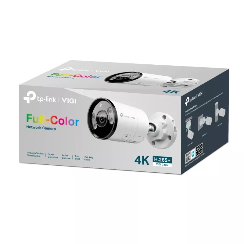 TP-Link VIGI C385 Bullet Kamera IP monitoringu Zewnętrzna 3840 x 2160 pikseli Ściana