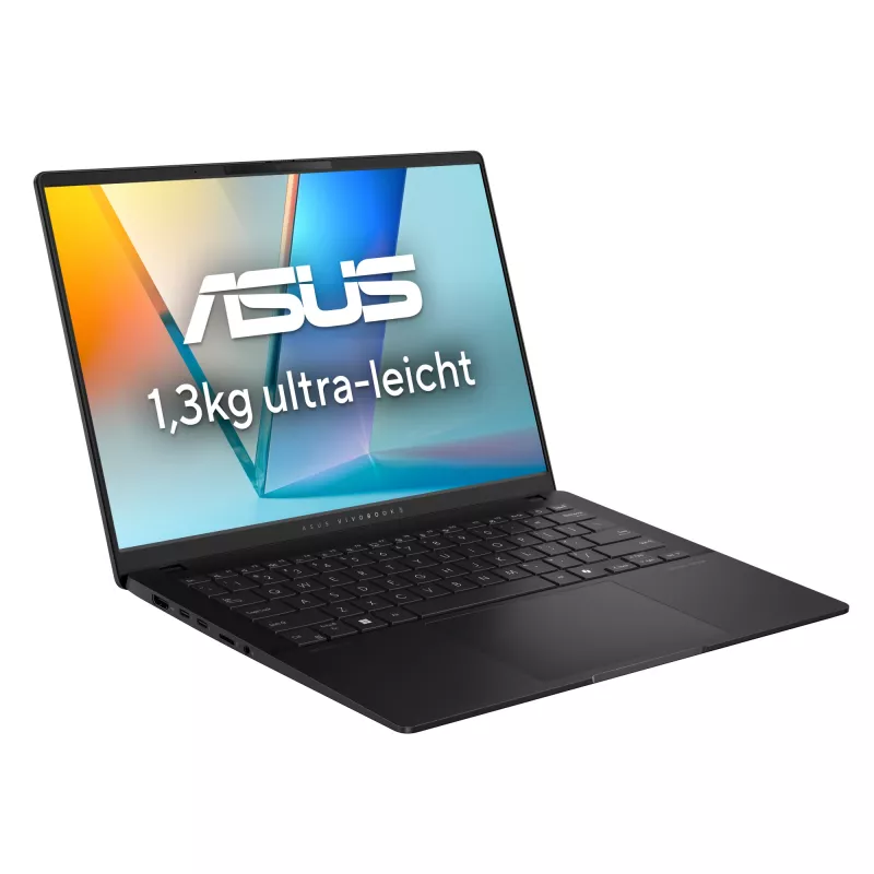 ASUS Vivobook S14 OLED S5406SA-QD151W Copilot+ PC Intel Core Ultra 7 256V Laptop 35,6 cm (14 cali) WUXGA 16 GB LPDDR5x-SDRAM 1 TB SSD Wi-Fi 7 (802.11be) Windows 11 Home Czarny