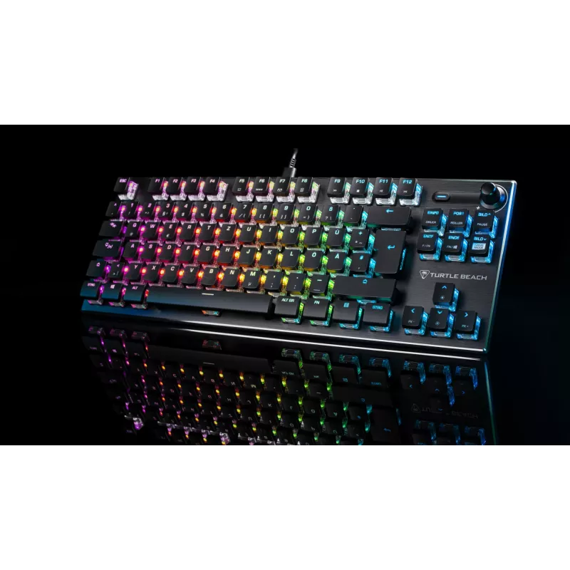 Turtle Beach Vulcan TKL klawiatura Gaming USB QWERTZ niemiecki Czarny