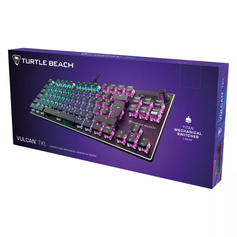 Turtle Beach Vulcan TKL klawiatura Gaming USB QWERTZ niemiecki Czarny