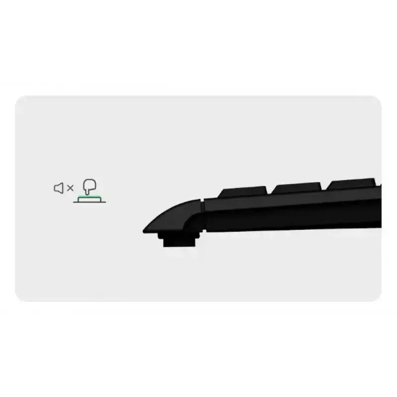 Klawiatura KeySonic KSK-3011ELC (DE) Dom USB QWERTZ Niemiecki Czarny