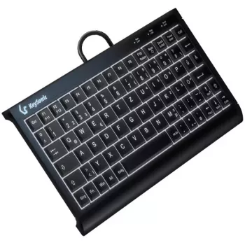 Klawiatura KeySonic KSK-3011ELC (DE) Dom USB QWERTZ Niemiecki Czarny