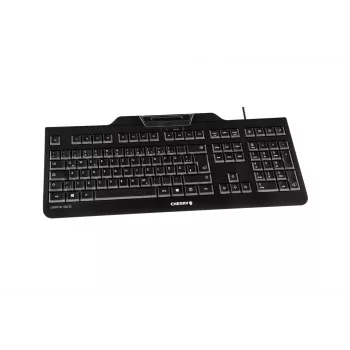 CHERRY KC 1000 SC klawiatura biurowa USB QWERTY US English czarna