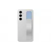 Cover Samsung Galaxy S24 FE Monochromatic szary with Desktop Stand