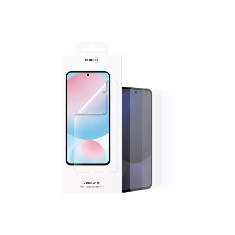 Samsung antyrefleksyjna folia ochronna na ekran dla S24 FE odporna na zarysowania przezroczysta 2 szt.