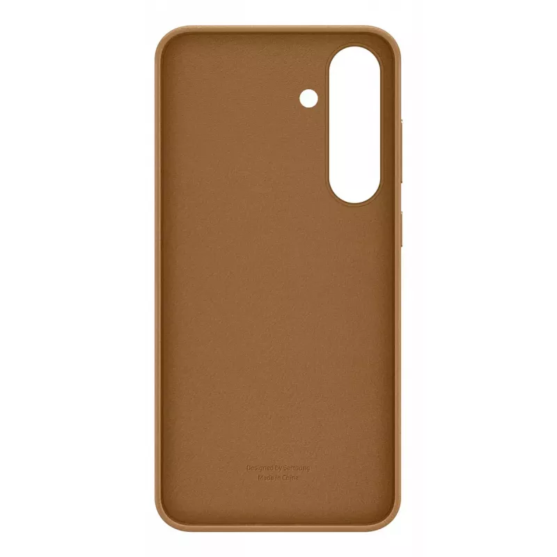 Faux Leather etui Samsung Galaxy S25+ Cover Brown 6.7 inch