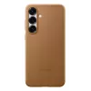 Faux Leather etui Samsung Galaxy S25+ Cover Brown 6.7 inch