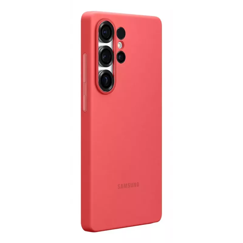 Cover Samsung Galaxy S25 Ultra Silicone Case czerwony Monochromatic