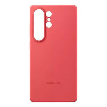 Cover Samsung Galaxy S25 Ultra Silicone Case czerwony Monochromatic