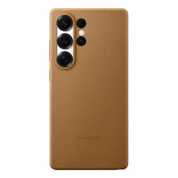 Samsung Kindsuit etui ze skóry ekologicznej do Galaxy S25, Cover, Samsung, Galaxy S25 Ultra, 17,5 cm (6,9 cala), Brązowy