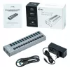i-tec USB 3.0 Charging HUB 13port + zasilacz 60 W