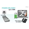 i-tec USB-C Metal Ergonomic 3x 4K Display Docking Station + Power Delivery 100 W