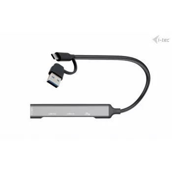 i-tec USB-C/USB-A metalowy HUB 1x USB 3.0 + 3x USB 2.0