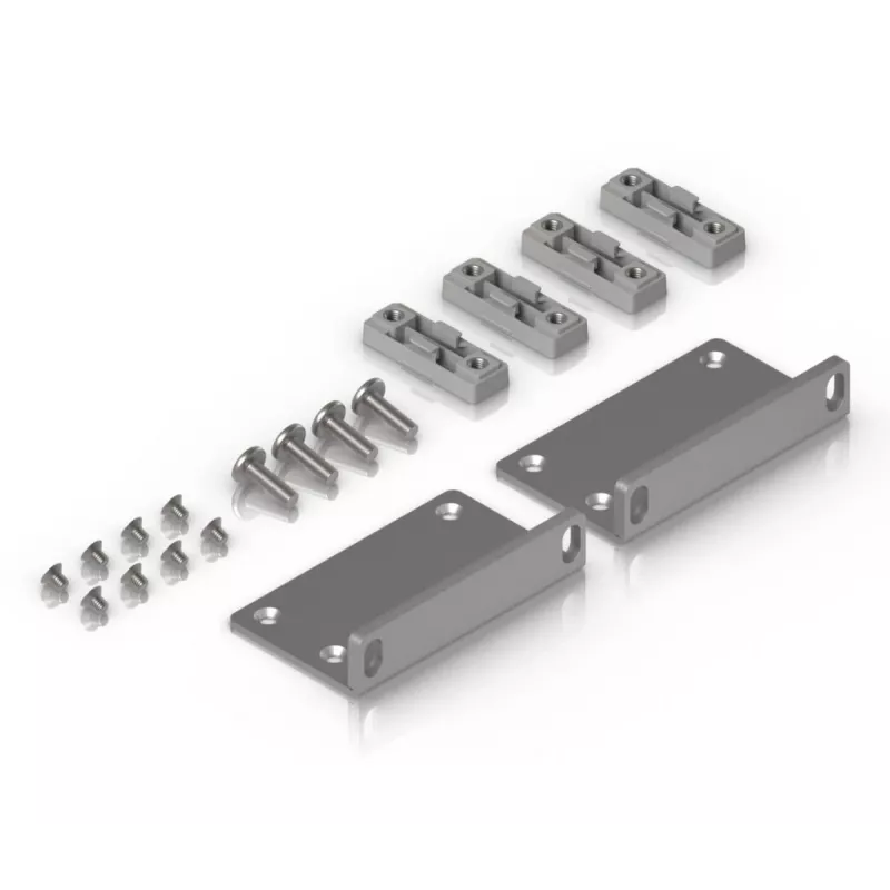 Zestaw montażowy Ubiquiti UACC-Rack-Ear-2U Stal ocynkowana Szary