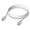 Sieciowy kabel krosowy UBIQUITI UACC-Cable-Patch-EL-3M-W — Cat6, 3 m, 2.5 GbE, PoE++ (4PPoE), biały