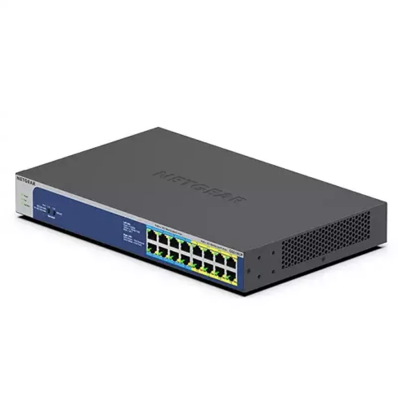NETGEAR GS516UP Niezarządzalny przełącznik Gigabit Ethernet (10/100/1000) Power over Ethernet (PoE) Szary