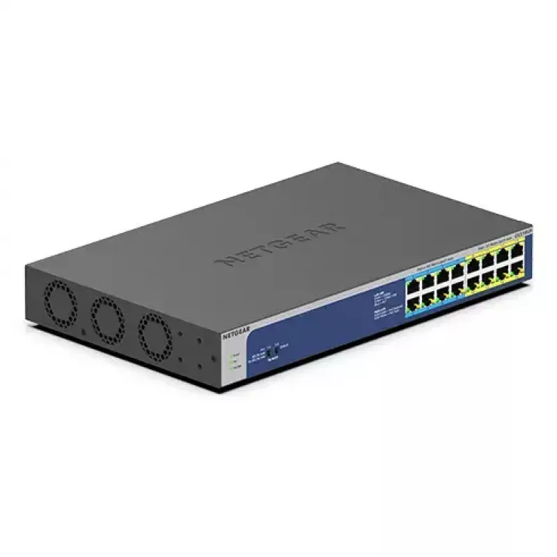 NETGEAR GS516UP Niezarządzalny przełącznik Gigabit Ethernet (10/100/1000) Power over Ethernet (PoE) Szary