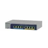 NETGEAR 8-port Ultra60 PoE++ Multi-Gigabit (2.5G) Ethernet Plus Switch Managed L2/L3 2.5G Ethernet (100/1000/2500) Power over Ethernet (PoE) szary