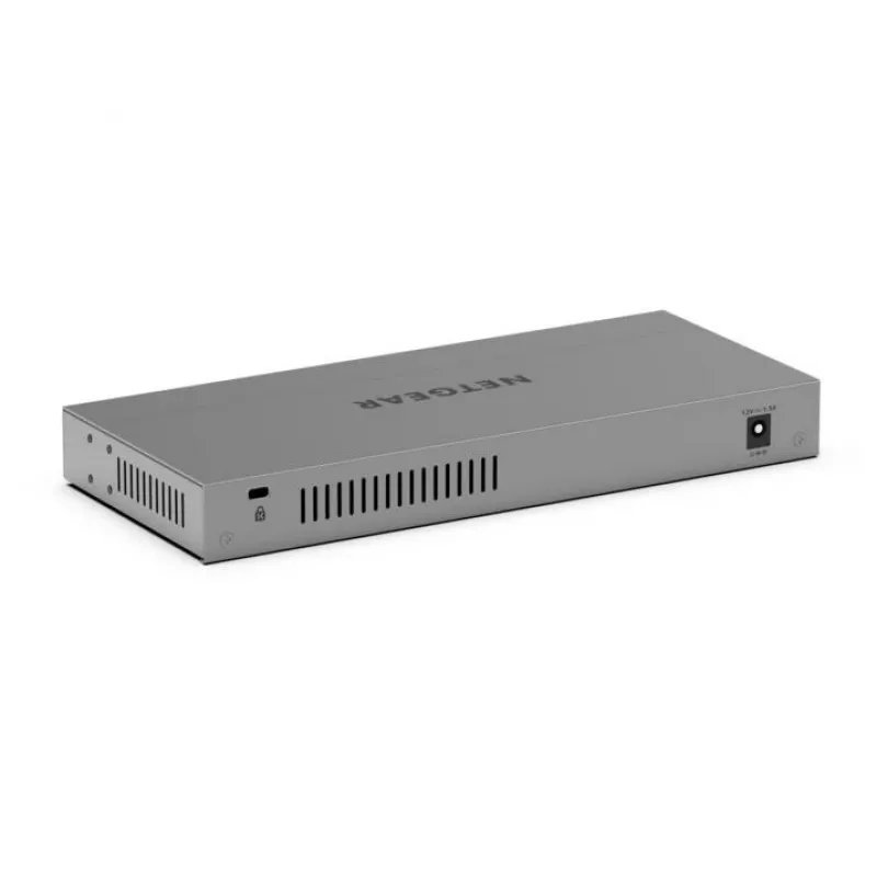 NETGEAR GS108X Niezarządzalny przełącznik L2 Gigabit Ethernet (10/100/1000) Szary