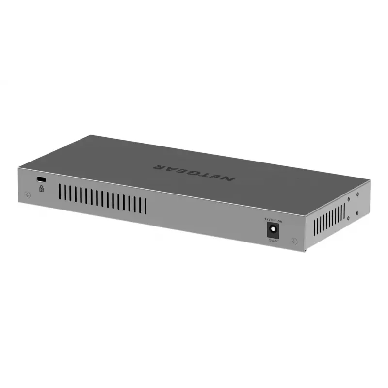 NETGEAR GS108MX-100EUS przełącznik sieciowy Niezarządzalny L2 Gigabit Ethernet (10/100/1000) Desktop/montaż na ścianie