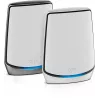 NETGEAR Orbi RBK852 AX6000 WiFi 6 Mesh System Trójzakresowy (2.4 GHz / 5 GHz / 5 GHz) Wi-Fi 6 (802.11ax) Szary, Biały 8 wewnętrznych