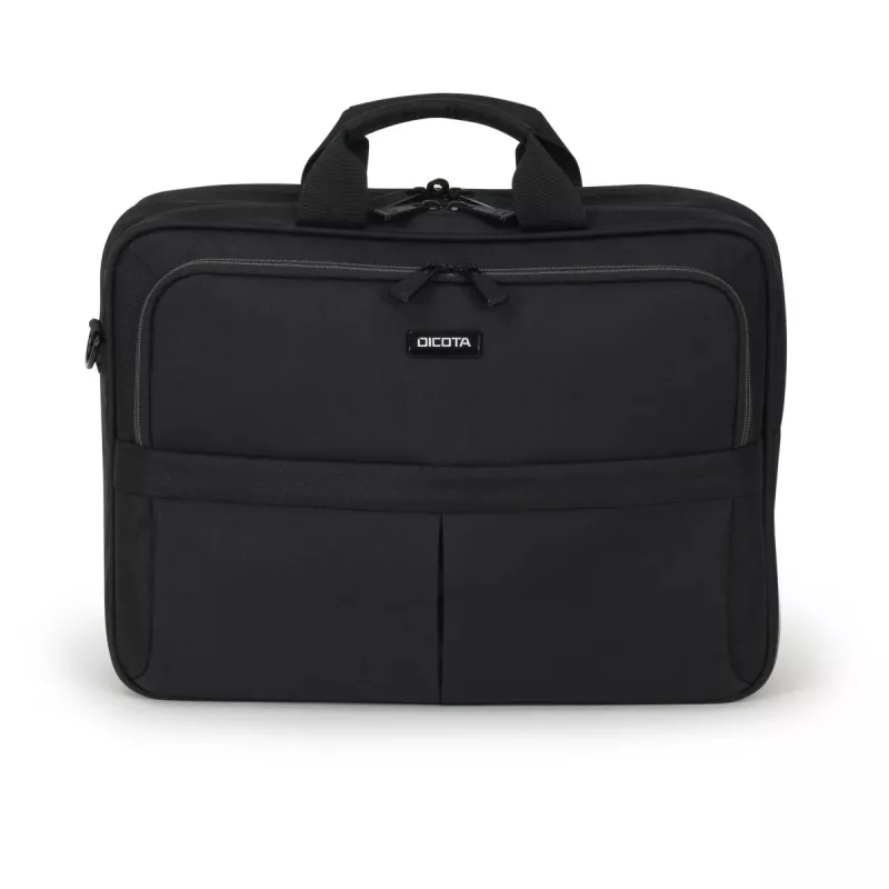 DICOTA Top Traveller Scale - torba na notebooka 14–15,6 inch - czarna / PET z recyklingu 600d