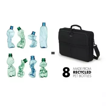DICOTA Multi Scale - etui na notebooka 12-14,1 inch - czarne / 600d z recyklingowanego PET